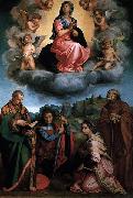 Andrea del Sarto Assumption of the Virgin painting